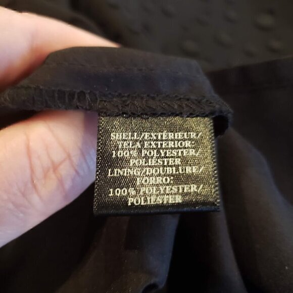 Ann Taylor Black Dot Party Shift Dress  with Sheer Sleeves Size 0 - Picture 11 of 15